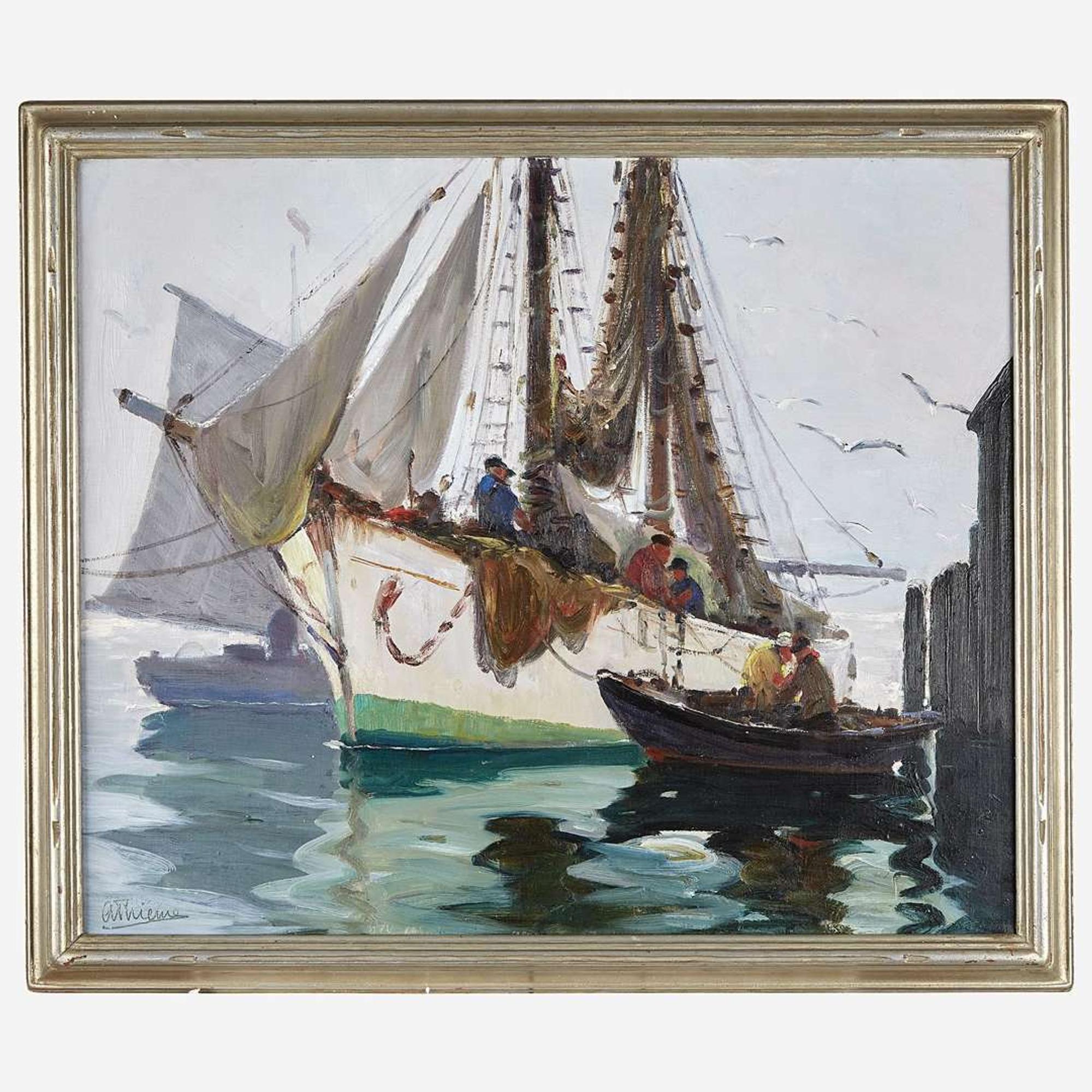 Anthony Thieme (American, 1888–1954) White Boat