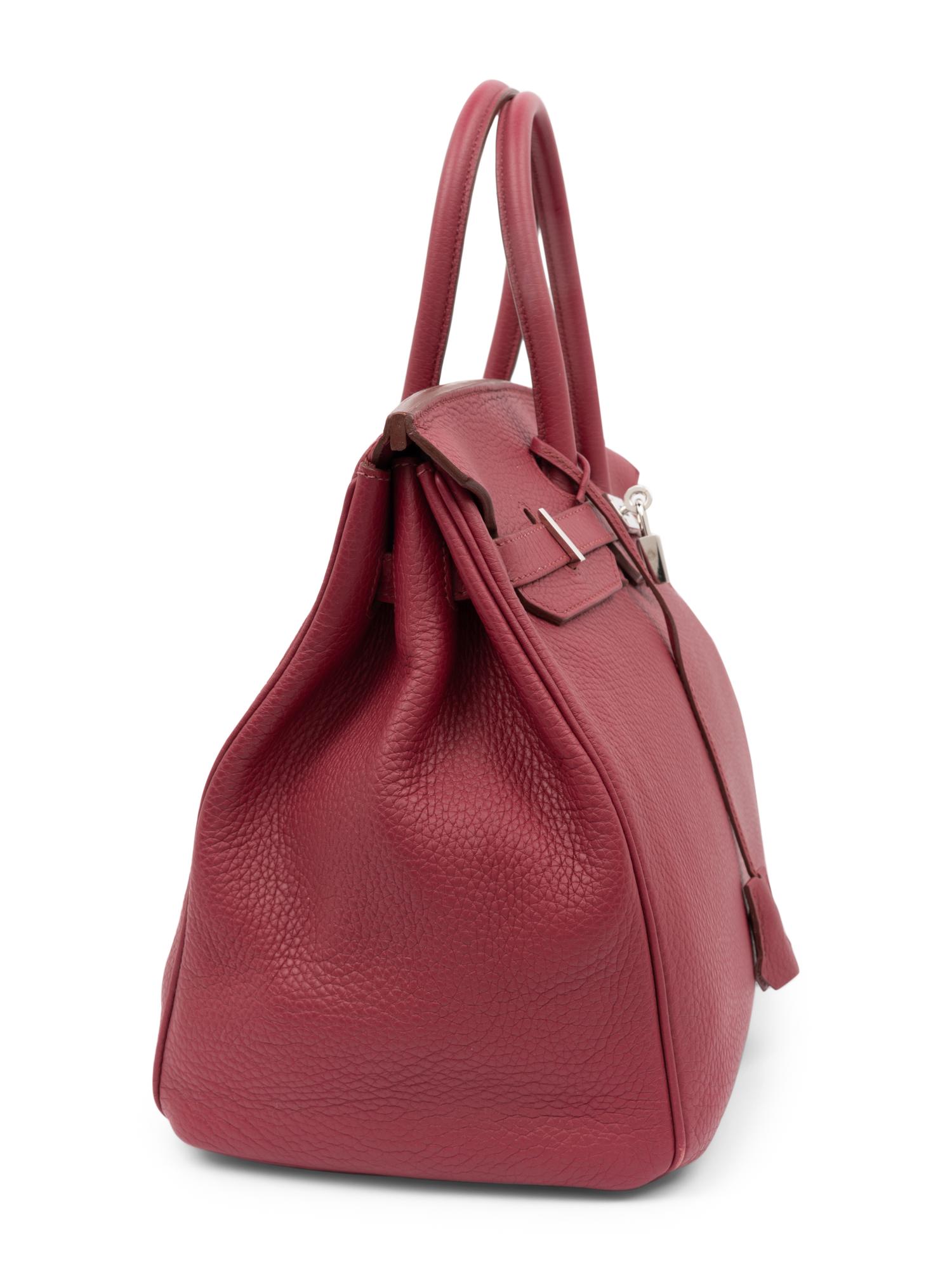 Hermès Ruby Clemence 35cm Birkin, 2000