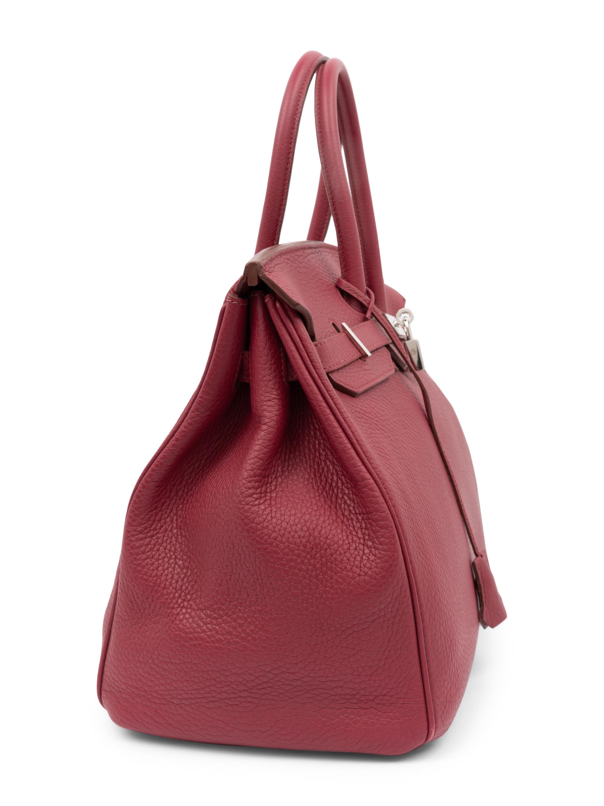Hermès Ruby Clemence 35cm Birkin, 2000