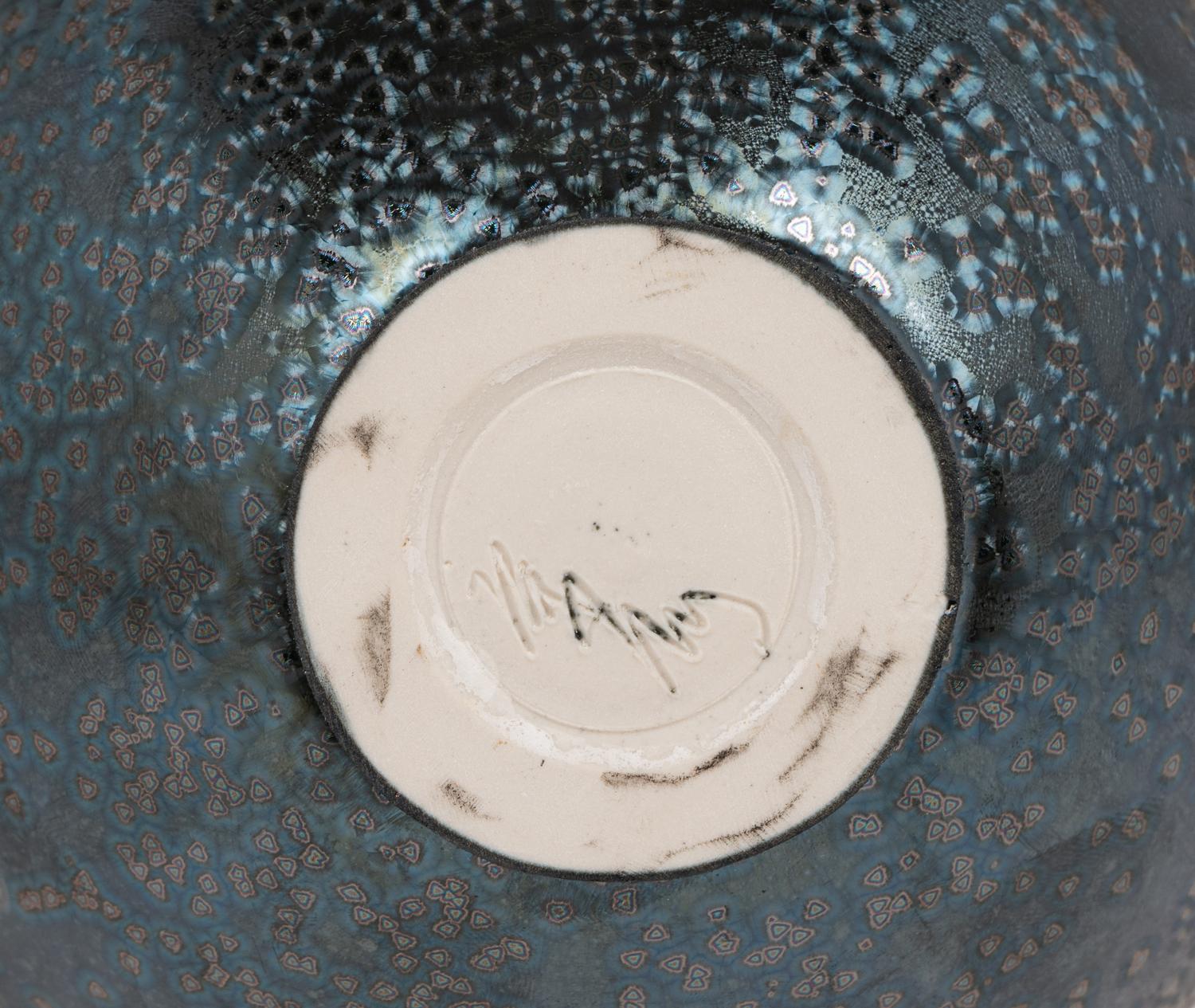 Vase with Sea Foam Glaze