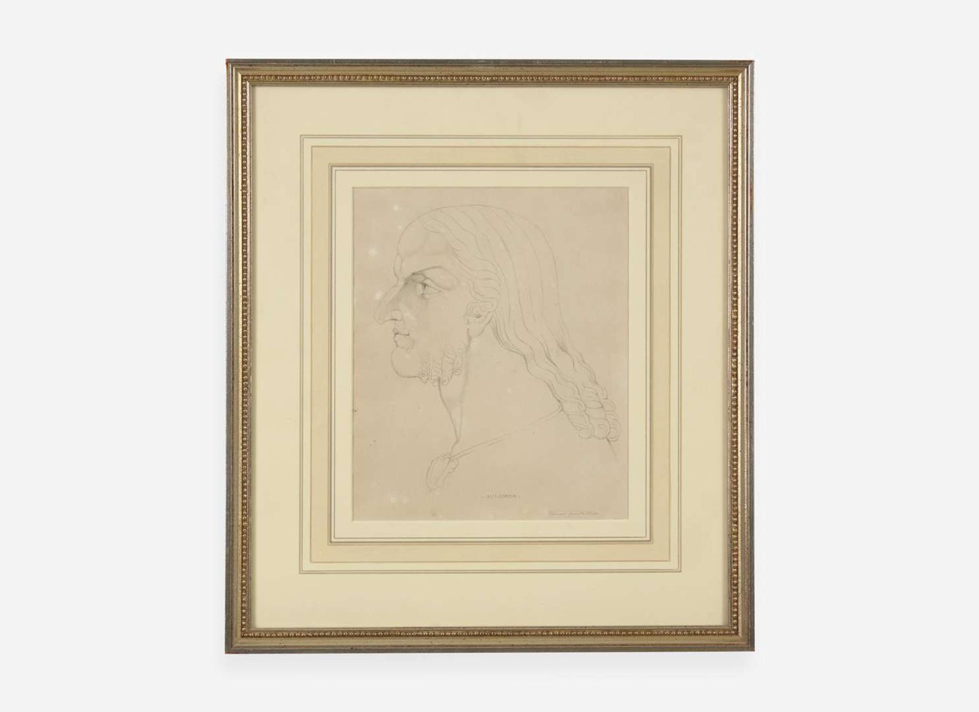 William Blake (British, 1757-1827) - Visionary Head of Solomon