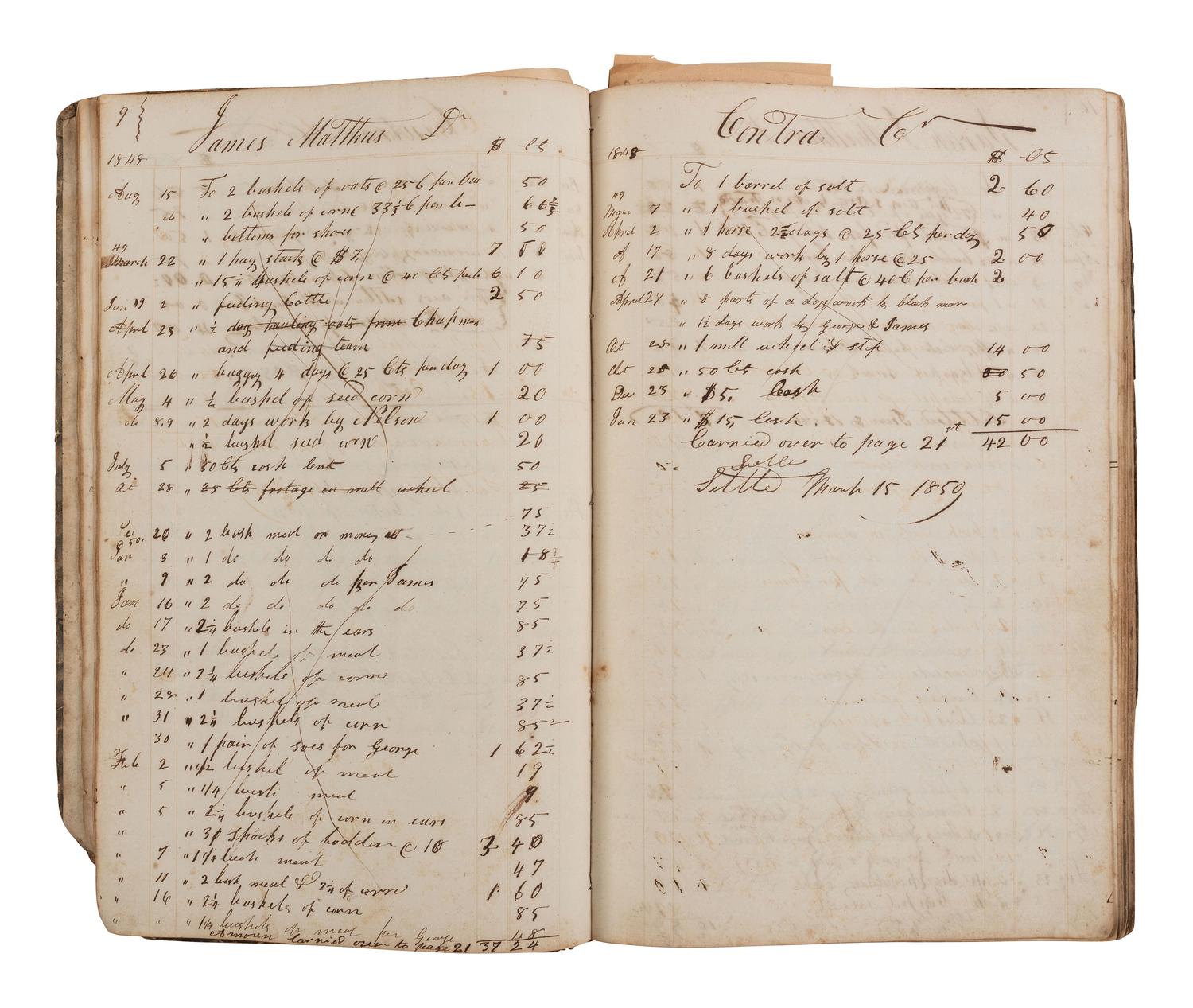 [CIVIL WAR]. A group of 3 ledgers associated with George W. Summers of Grant, Cabell County, (West) Virginia, documenting tensions between Union forces and Confederate sympathizers.