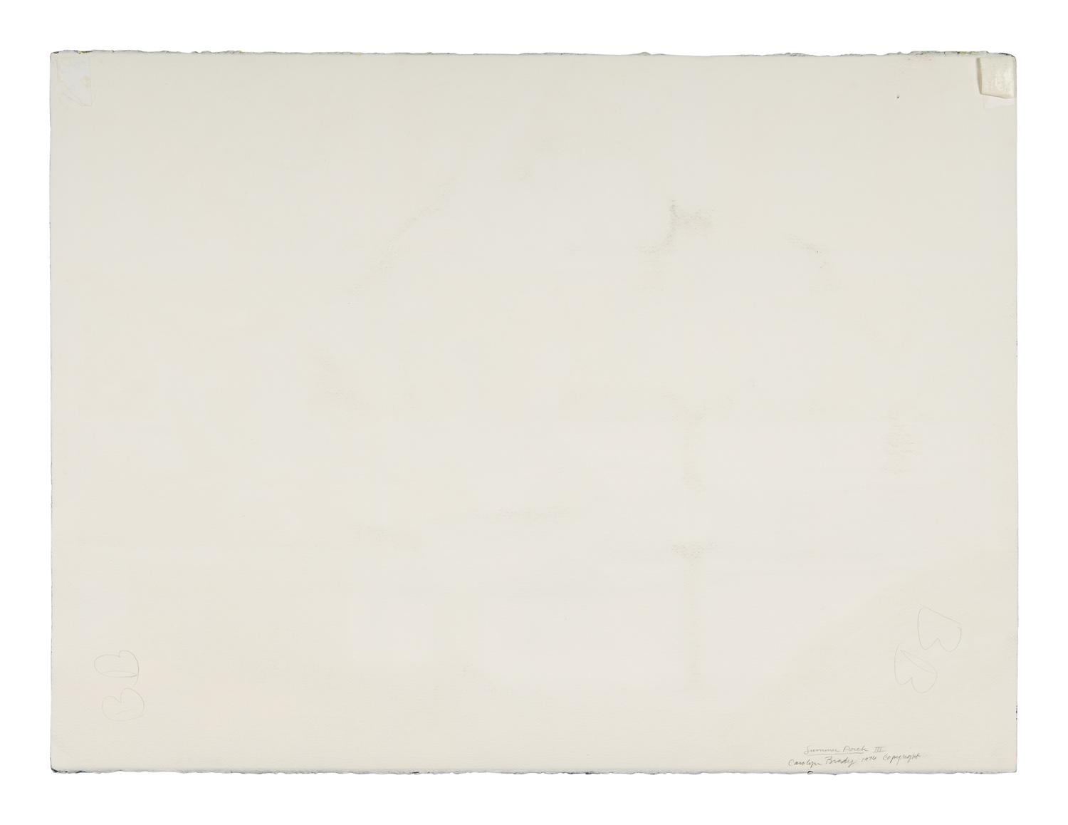 Summer Porch III , 1976