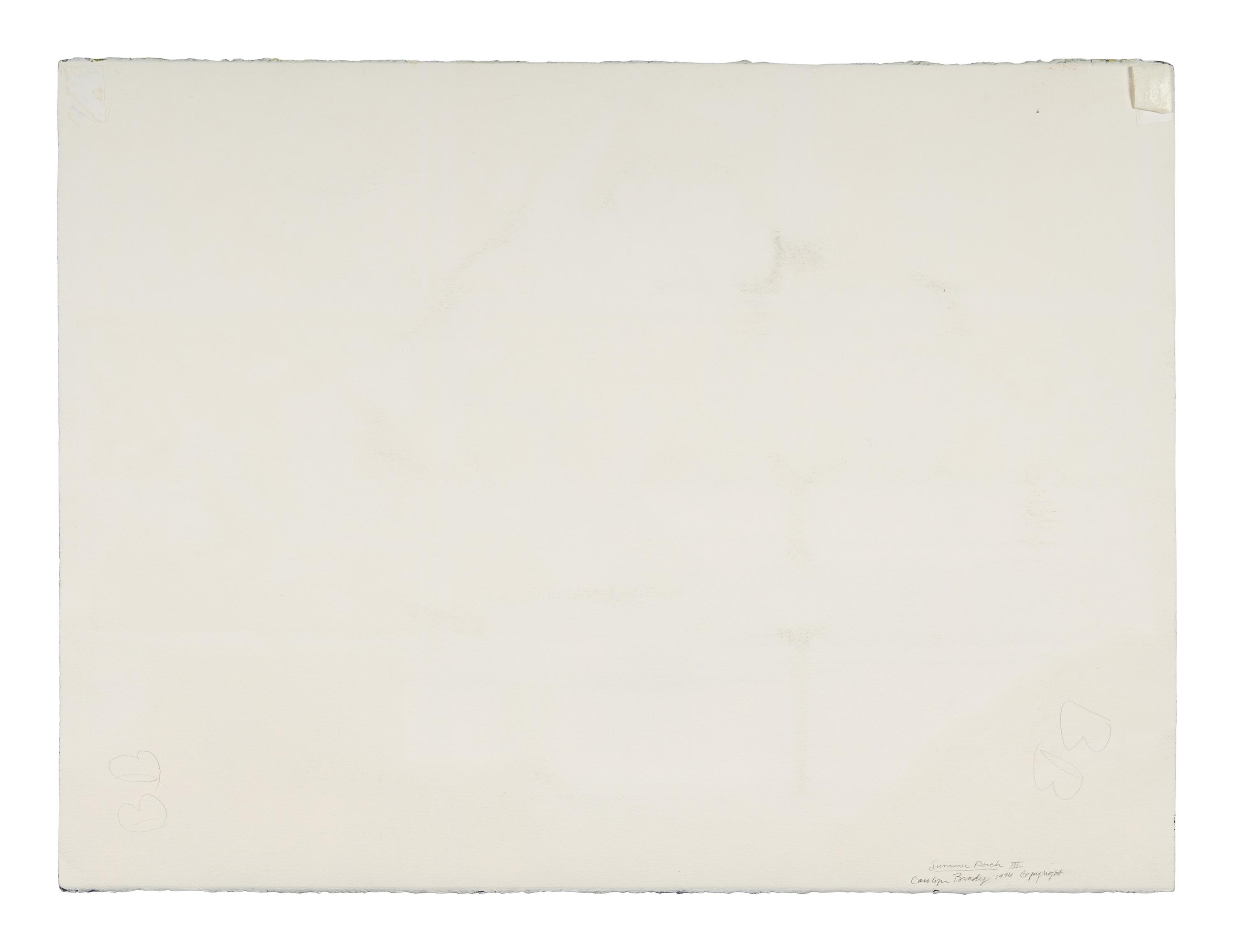 Summer Porch III , 1976