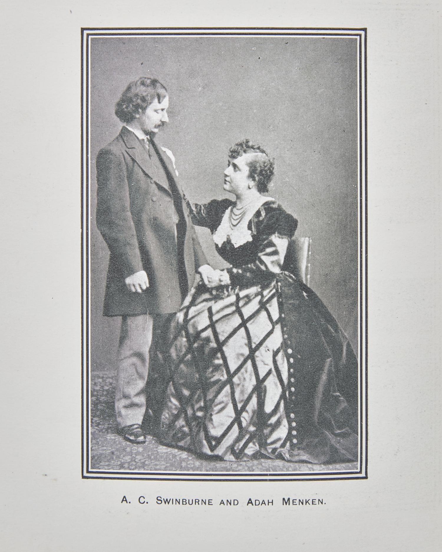 [Literature] Swinburne, Algernon Charles. Adah Isaacs Menken A Fragment Of Autobiography