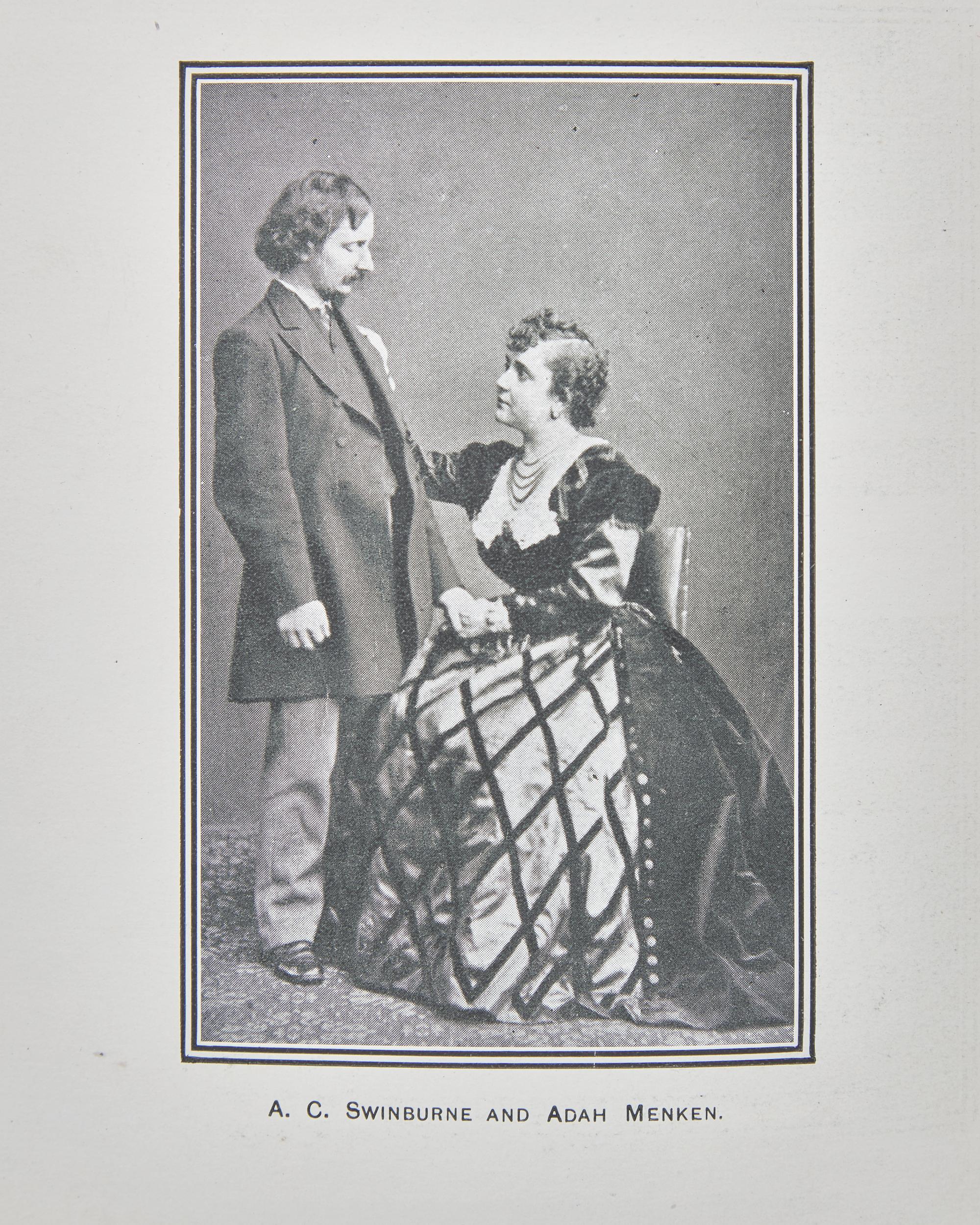 [Literature] Swinburne, Algernon Charles. Adah Isaacs Menken A Fragment Of Autobiography