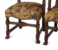 A Set of Six Baroque Style Dining Chairs