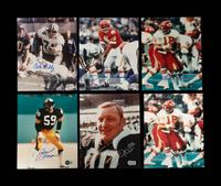 A Group of 14 Pro Football Hall of Fame Signed Autograph Photos (Beckett Authentication Services BAS Certified)