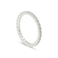 ANNA SHEFFIELD, WHITE GOLD AND DIAMOND 'WHEAT' BAND RING