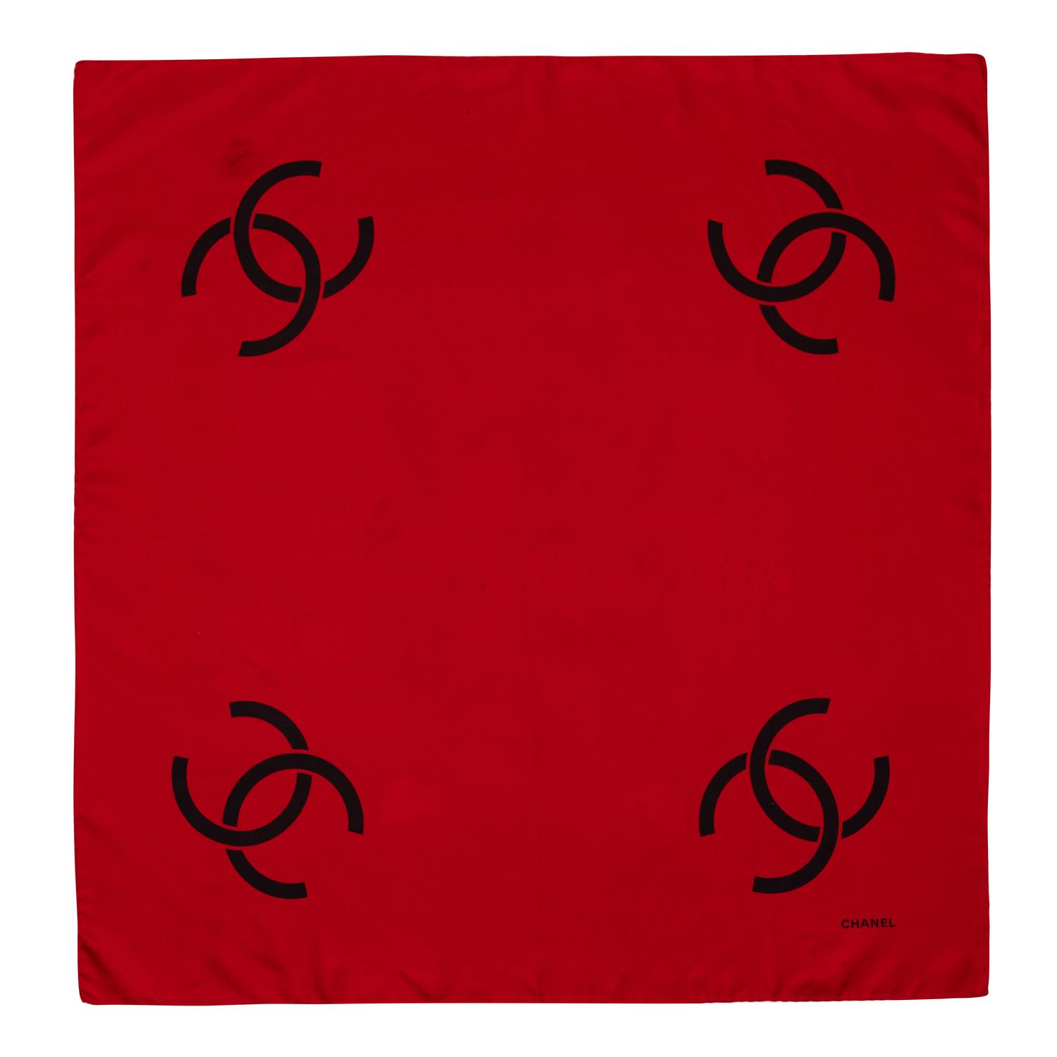Chanel Silk Scarf, 1980-90s