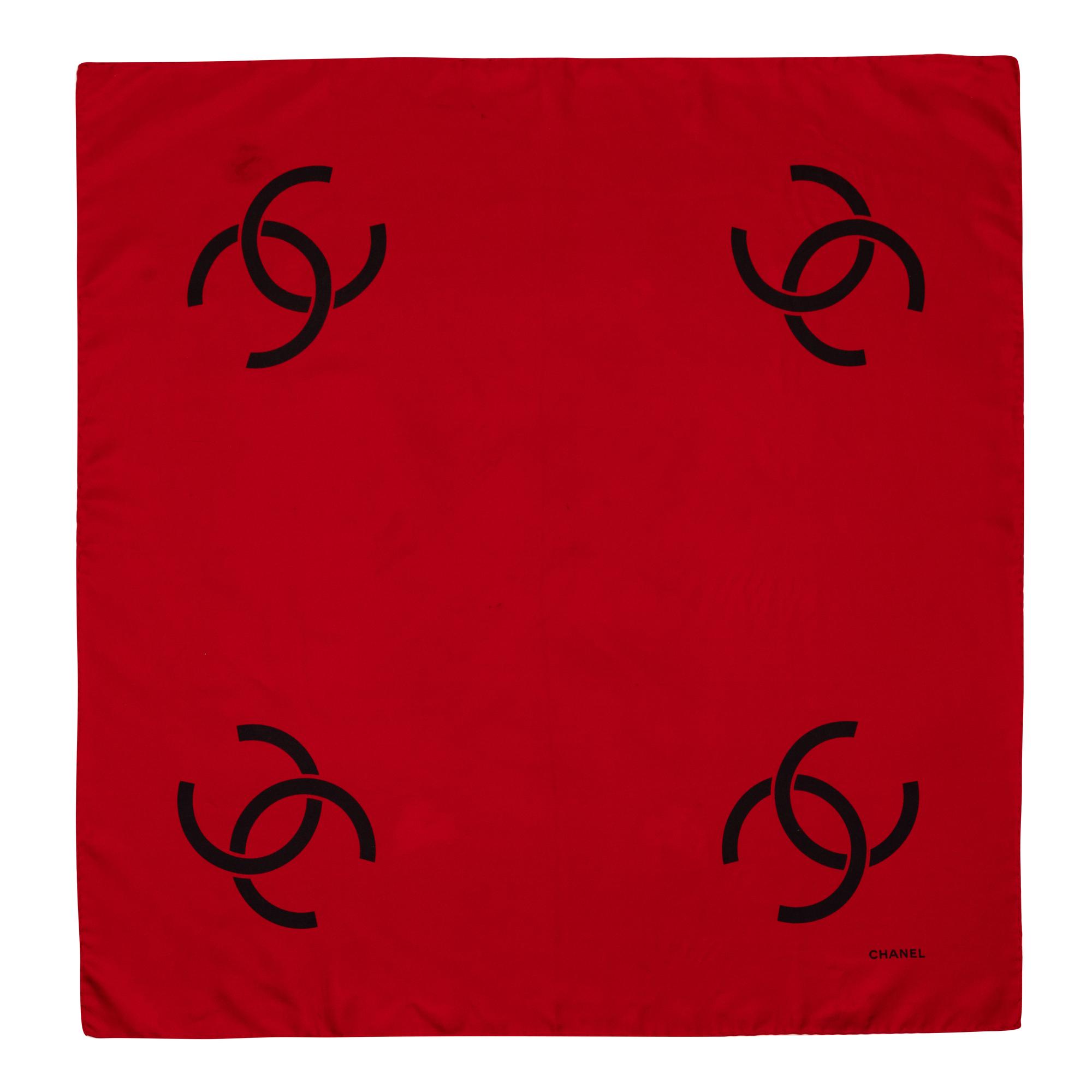 Chanel Silk Scarf, 1980-90s