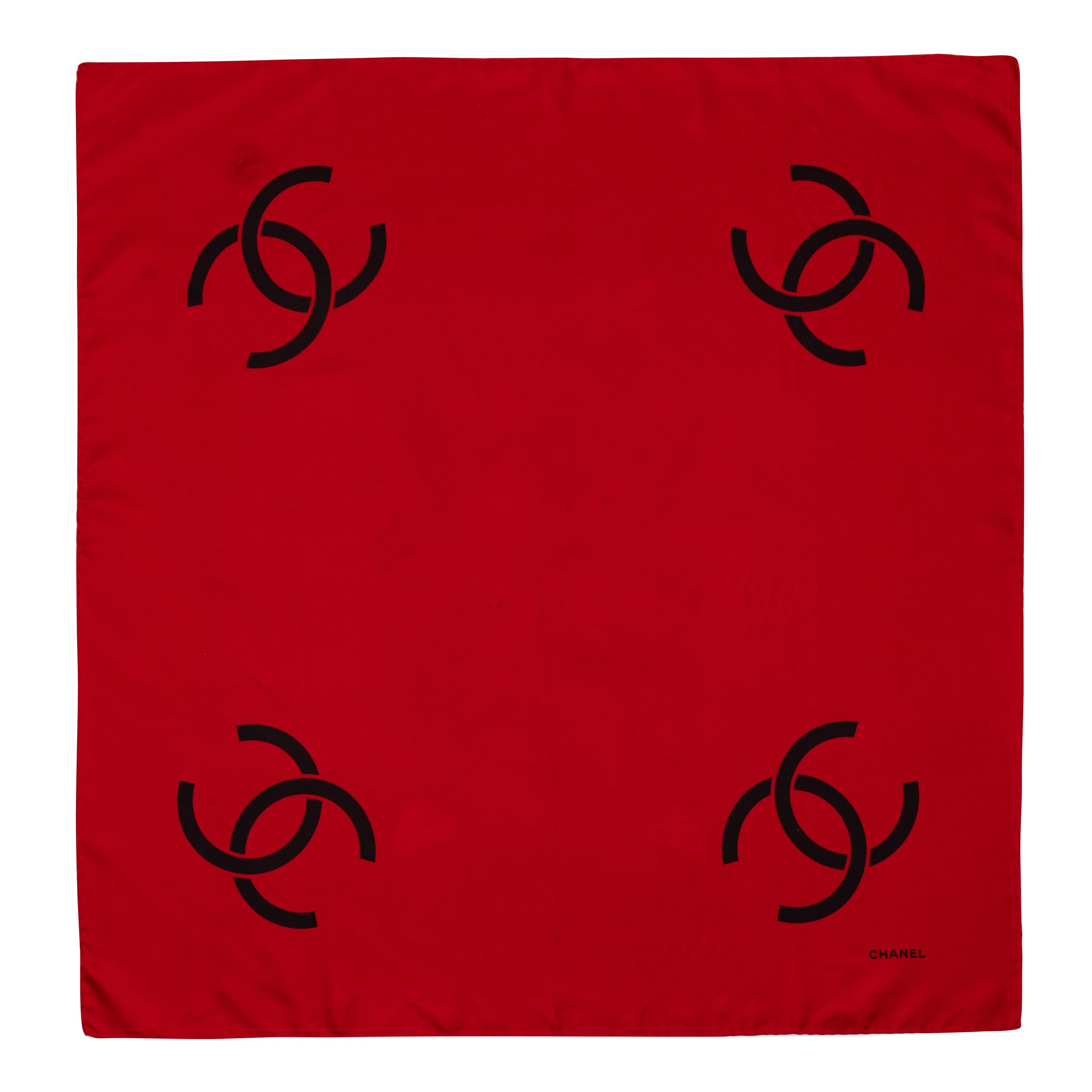 Chanel Silk Scarf, 1980-90s