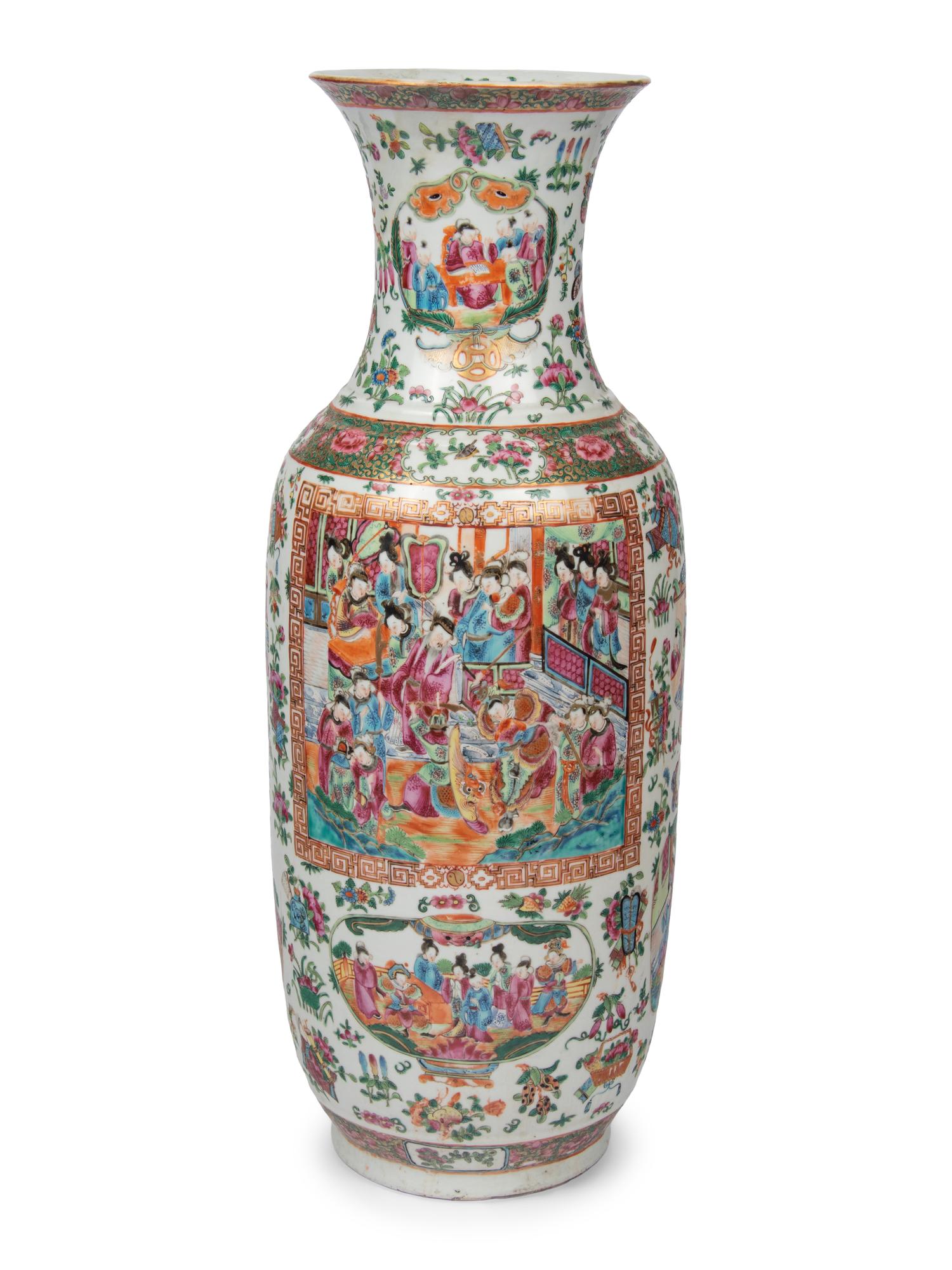 A Large Chinese Export Porcelain Vase