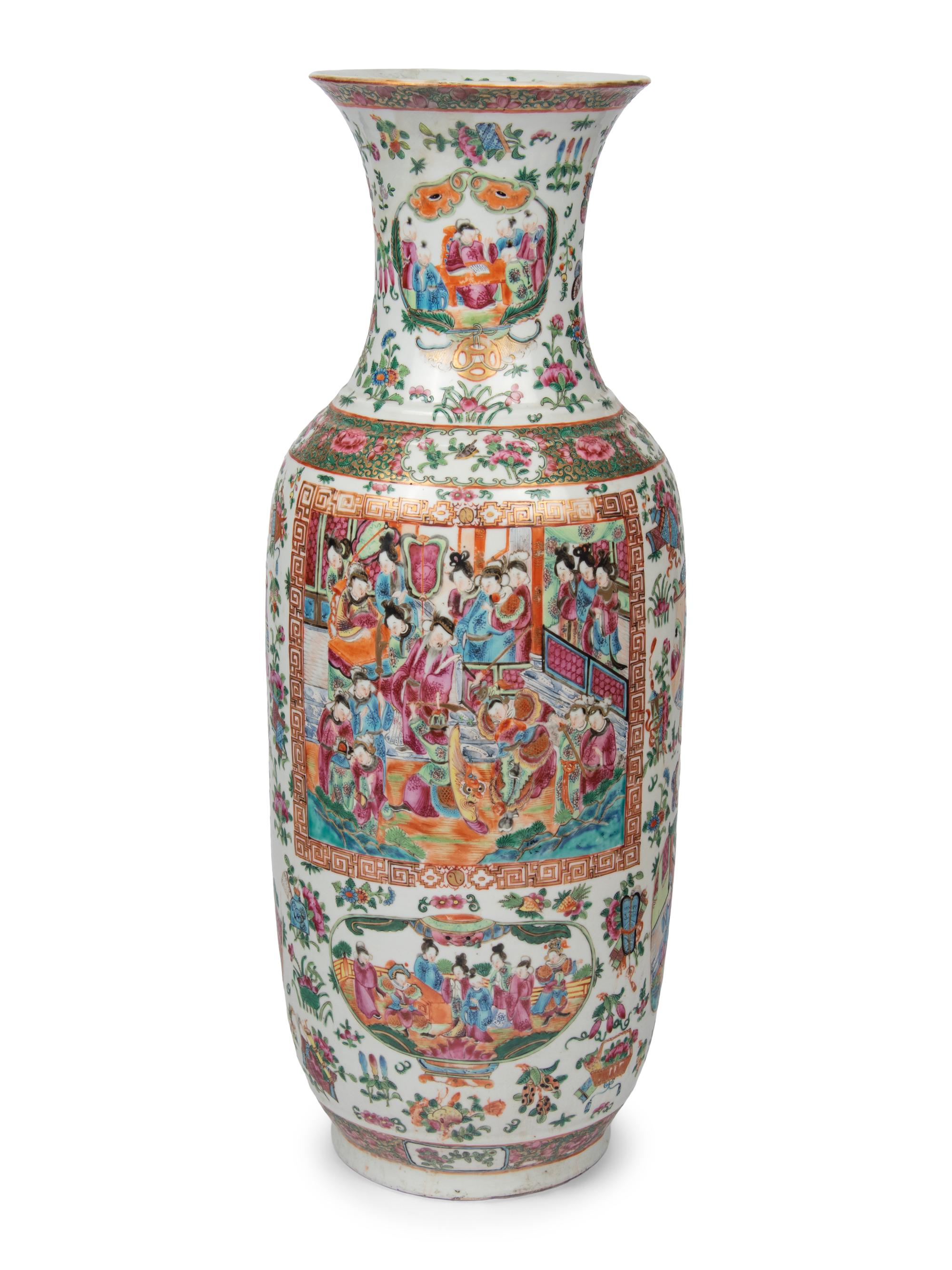 A Large Chinese Export Porcelain Vase