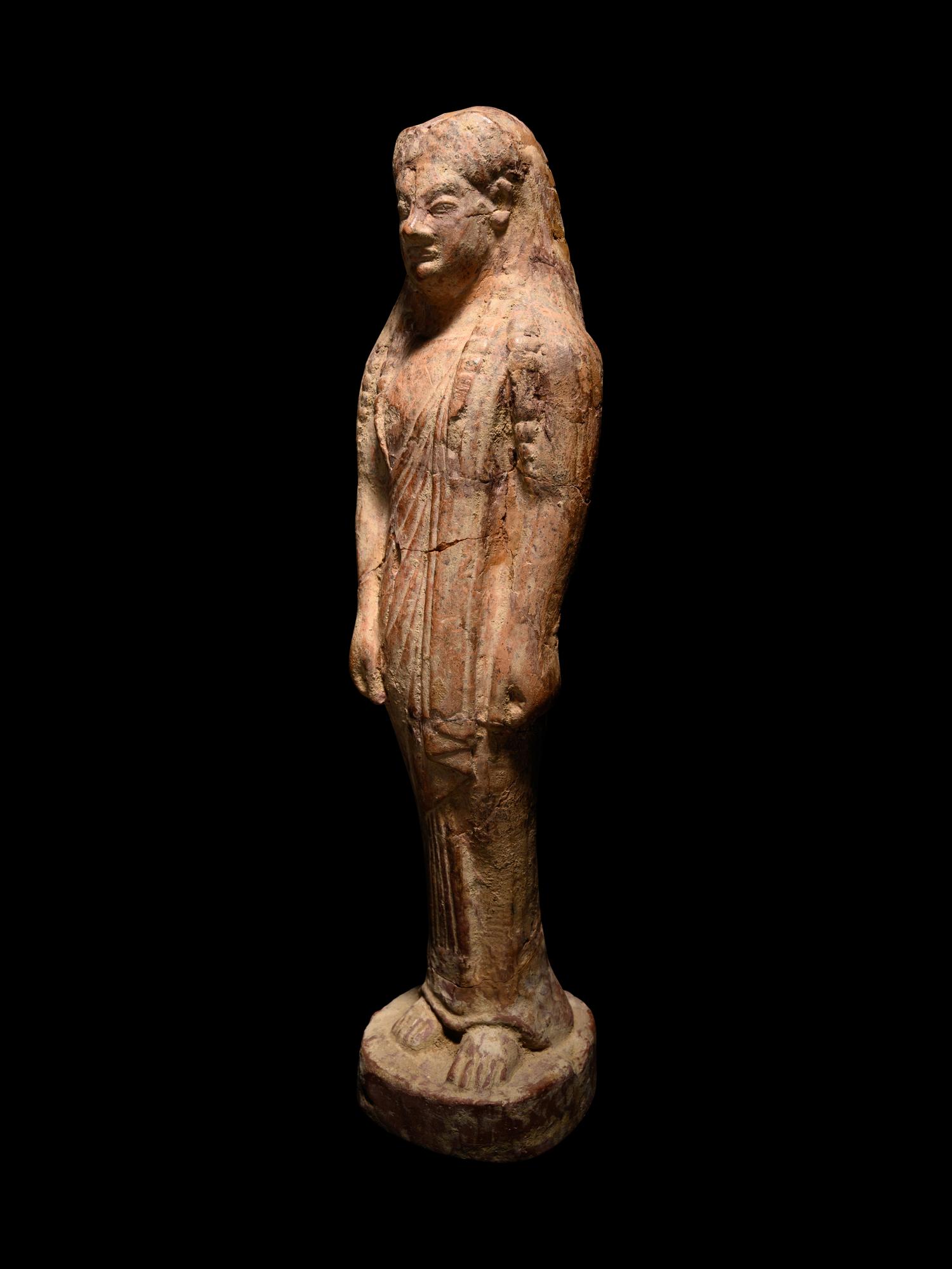 A Greek Terracotta Kore