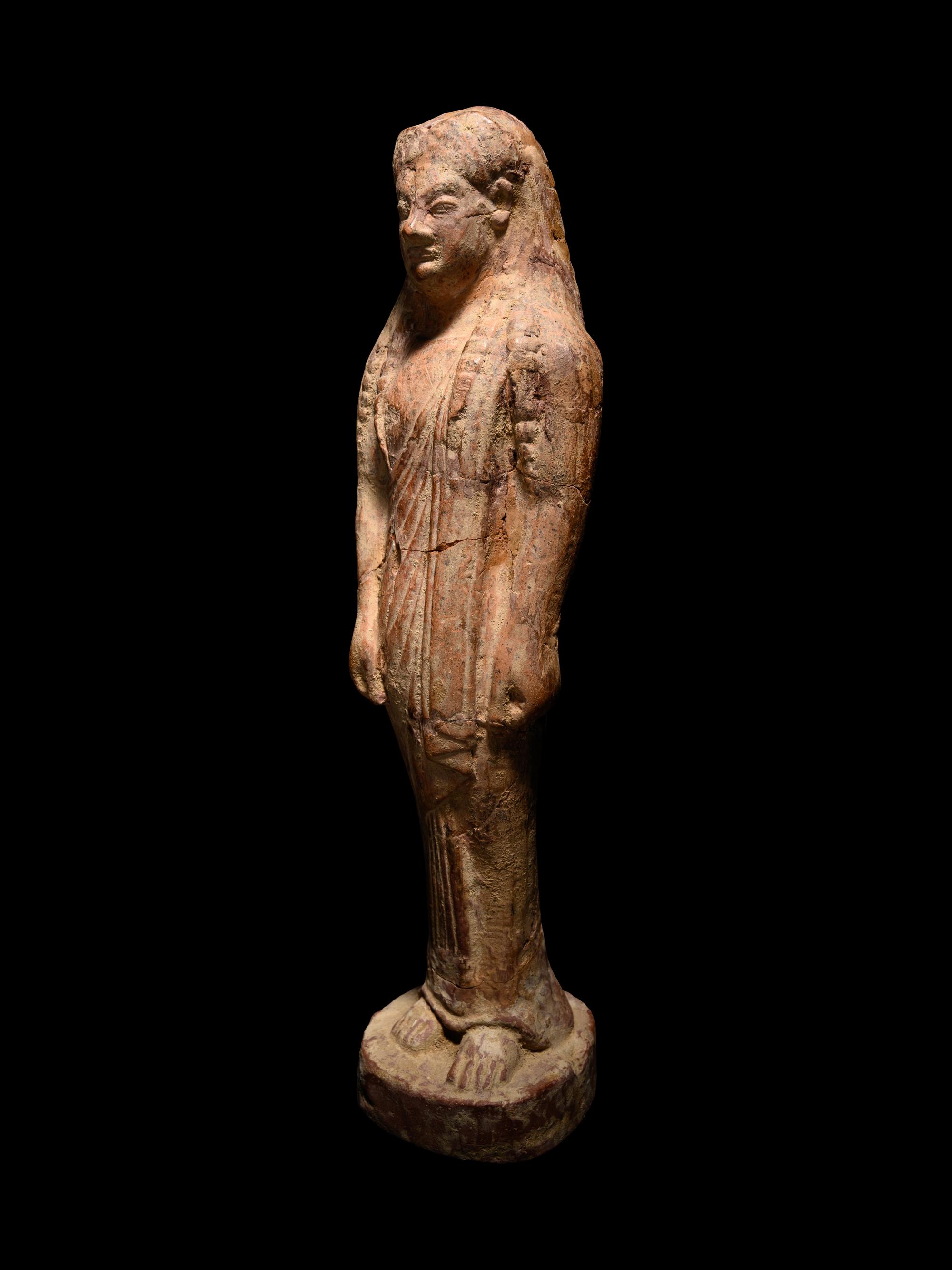 A Greek Terracotta Kore