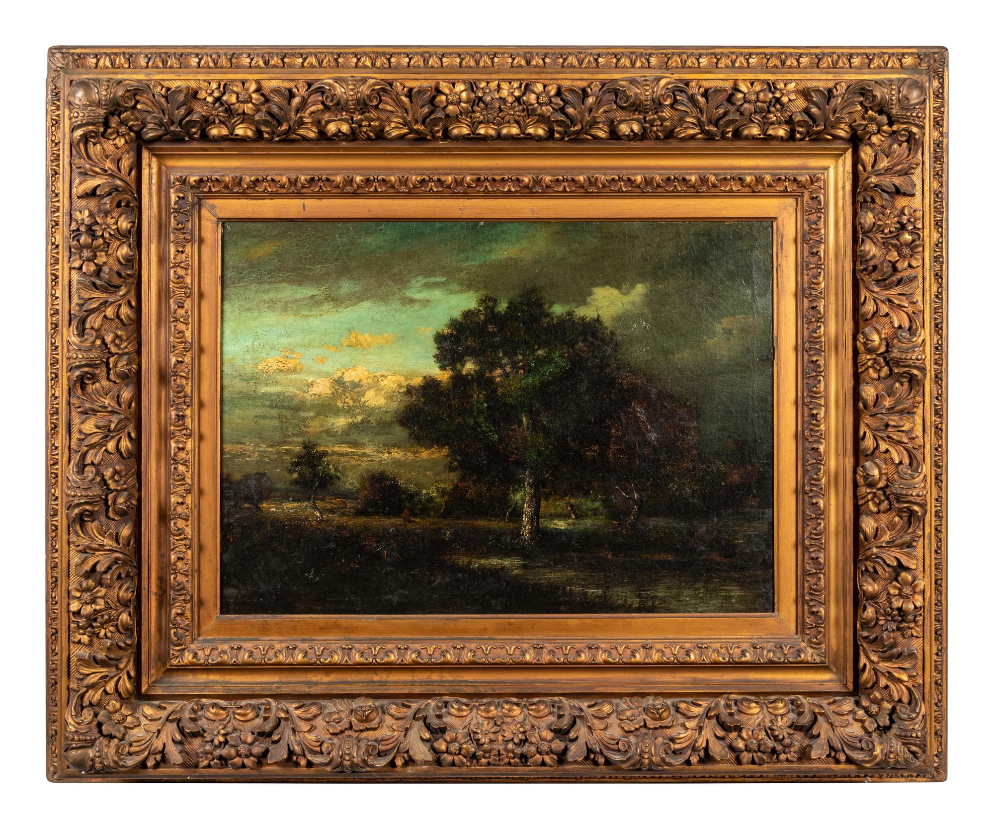 Landscape with Trees and Clouds