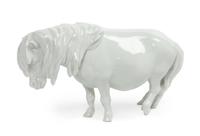 A Meissen Blanc de Chine Porcelain Figure Width 8 1/2 inches. — 19TH/20TH CENTURY