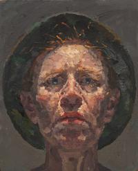 Self-Portrait (Camouflage Hat)