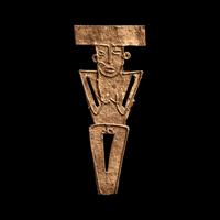 A Muisca Gold Tunjo Figure