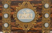 A Victorian Jasperware and Calamander Sewing/Writing Box by Mechi & Bazin