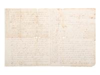[CIVIL WAR] -- [SLAVERY & ABOLITION]. A detailed letter from Civil War surgeon William K. Sadler (1833-1864), 19th Kentucky Infantry Regiment, describing his sentiments on the Emancipation Proclamation and the abolition of slavery.