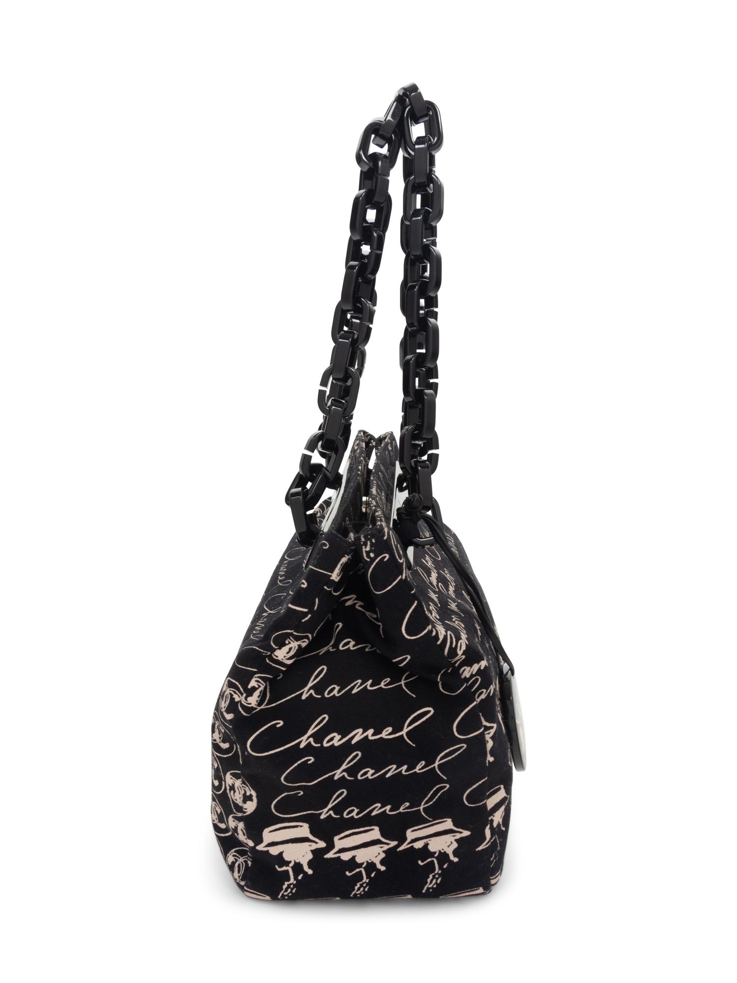 Chanel Printed Canvas Tote Bag, 2005-06