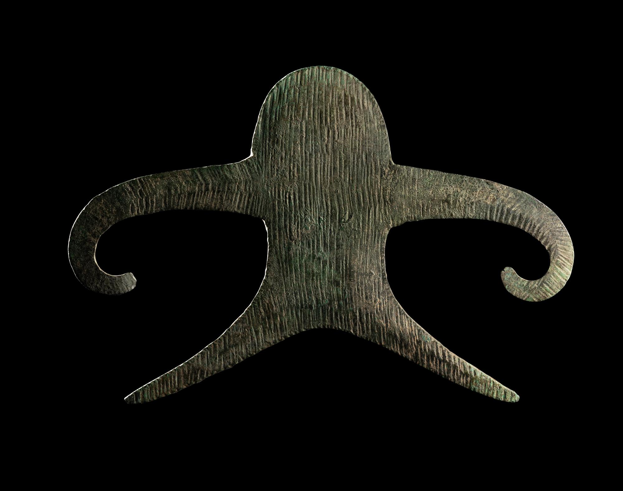An Indian Copper Anthropomorphic Figure