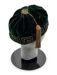 Collection of Five Men's Smoking Caps, Mid 19th Century
