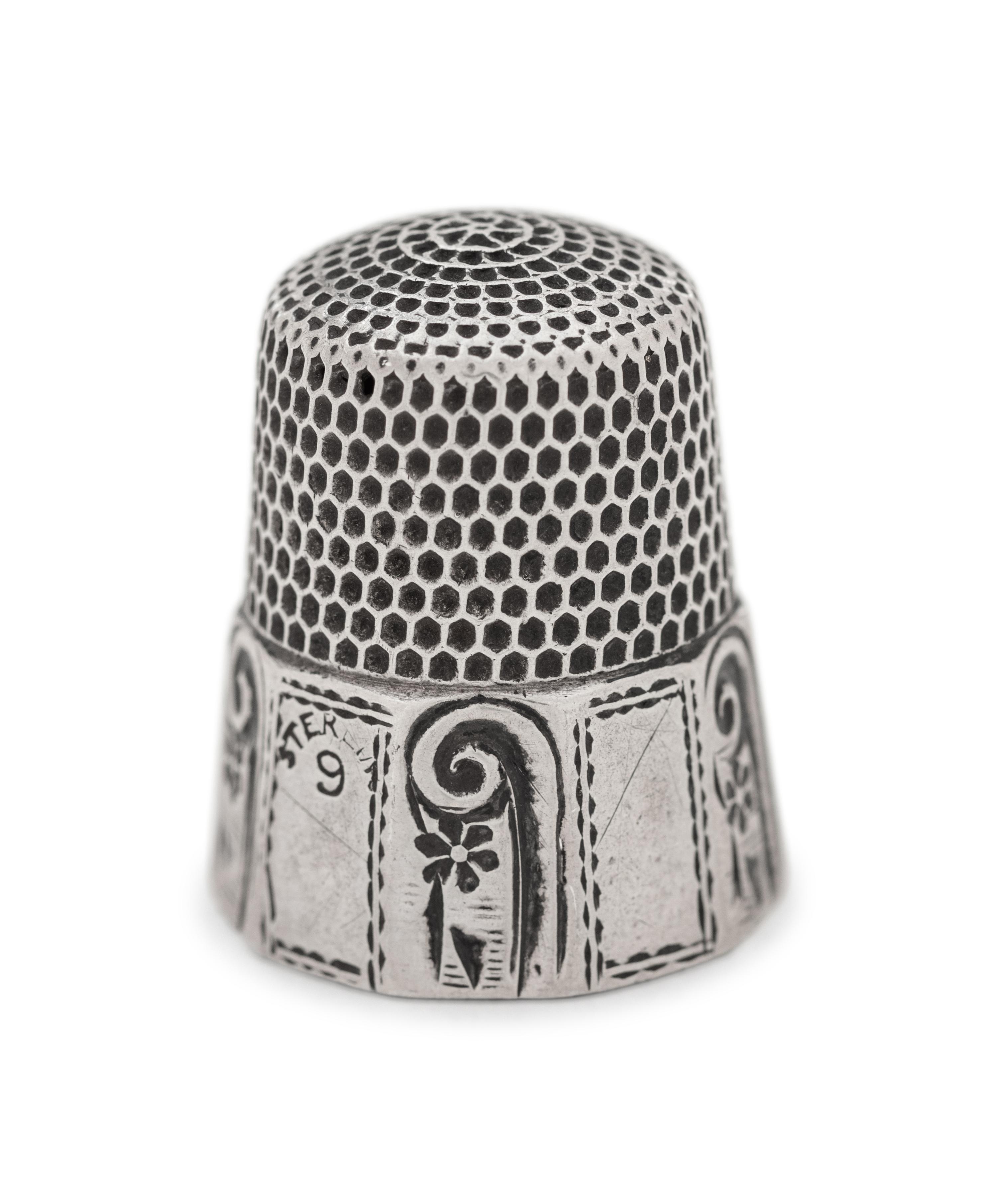 A Collection of Silver Thimbles