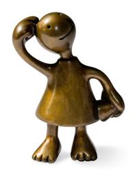 Cone Figure Scratching Head , 2000