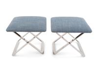 A Pair of Milo Baughman Barrel Chairs
