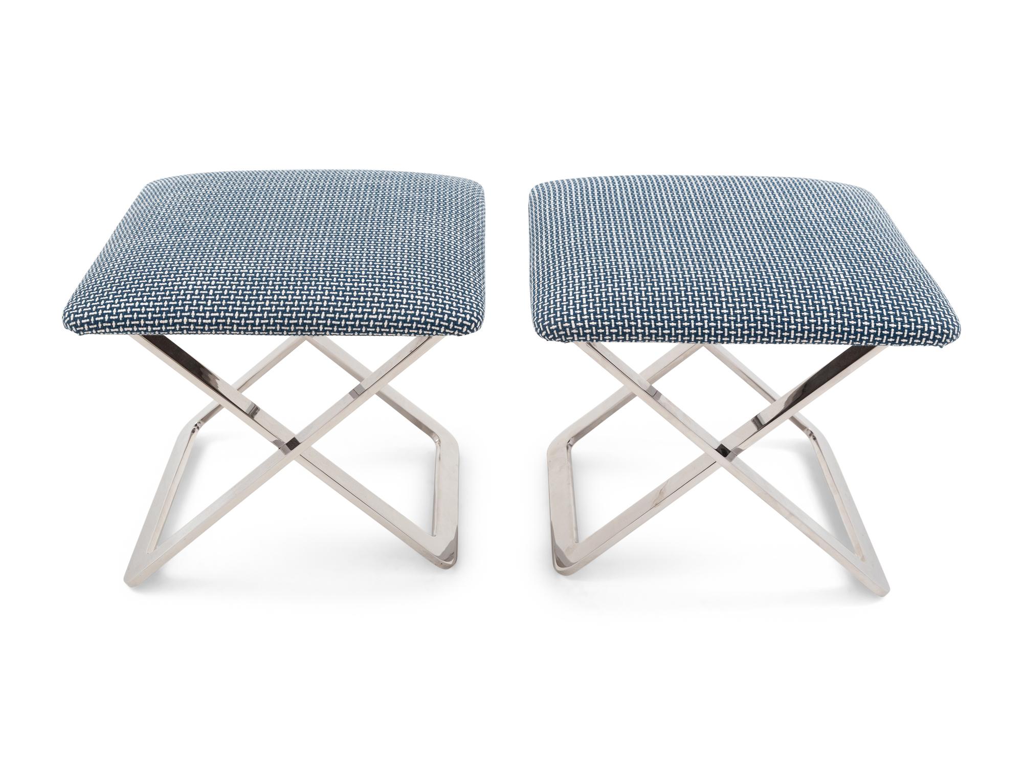 A Pair of Milo Baughman Barrel Chairs