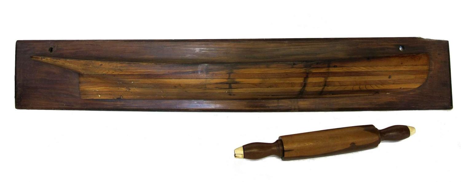 Half-hull ship model 20th century