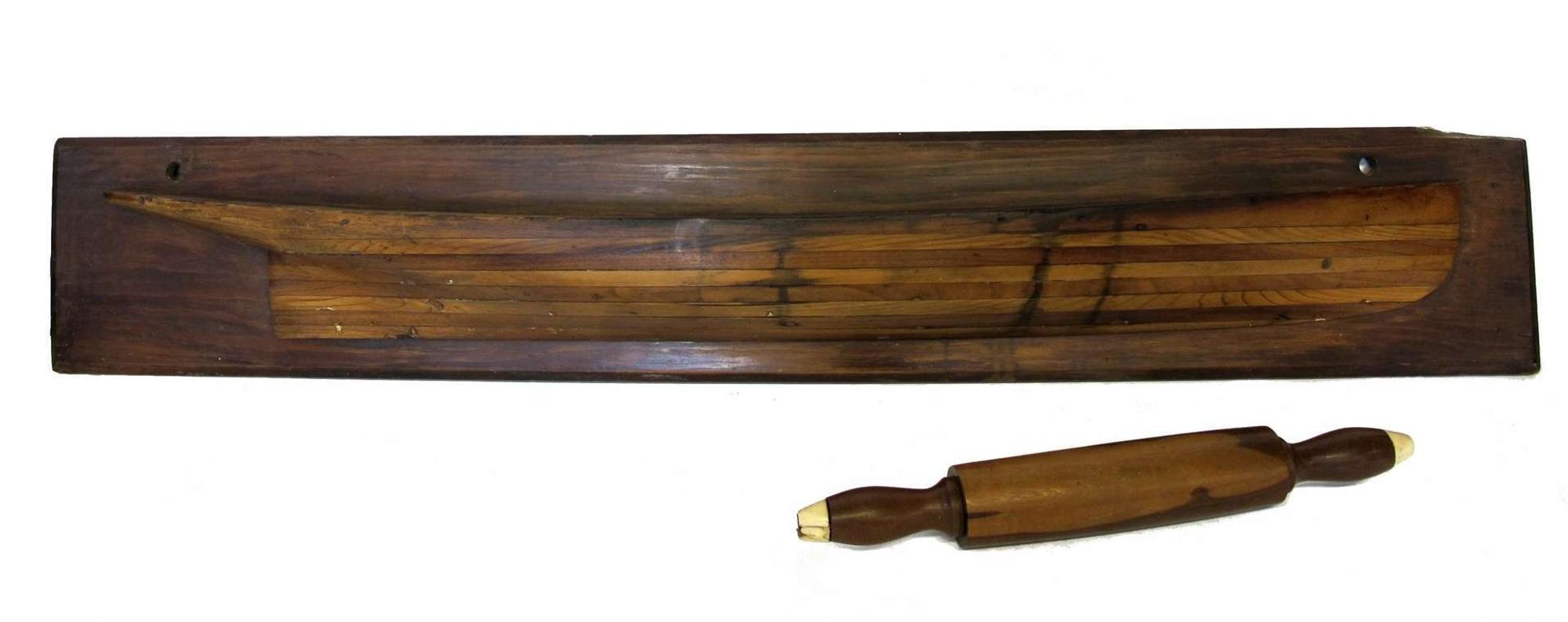Half-hull ship model 20th century