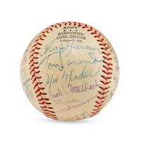 A 1956 Denver Bears Team Signed Autograph Baseball