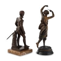 Two Continental Bronze Figures