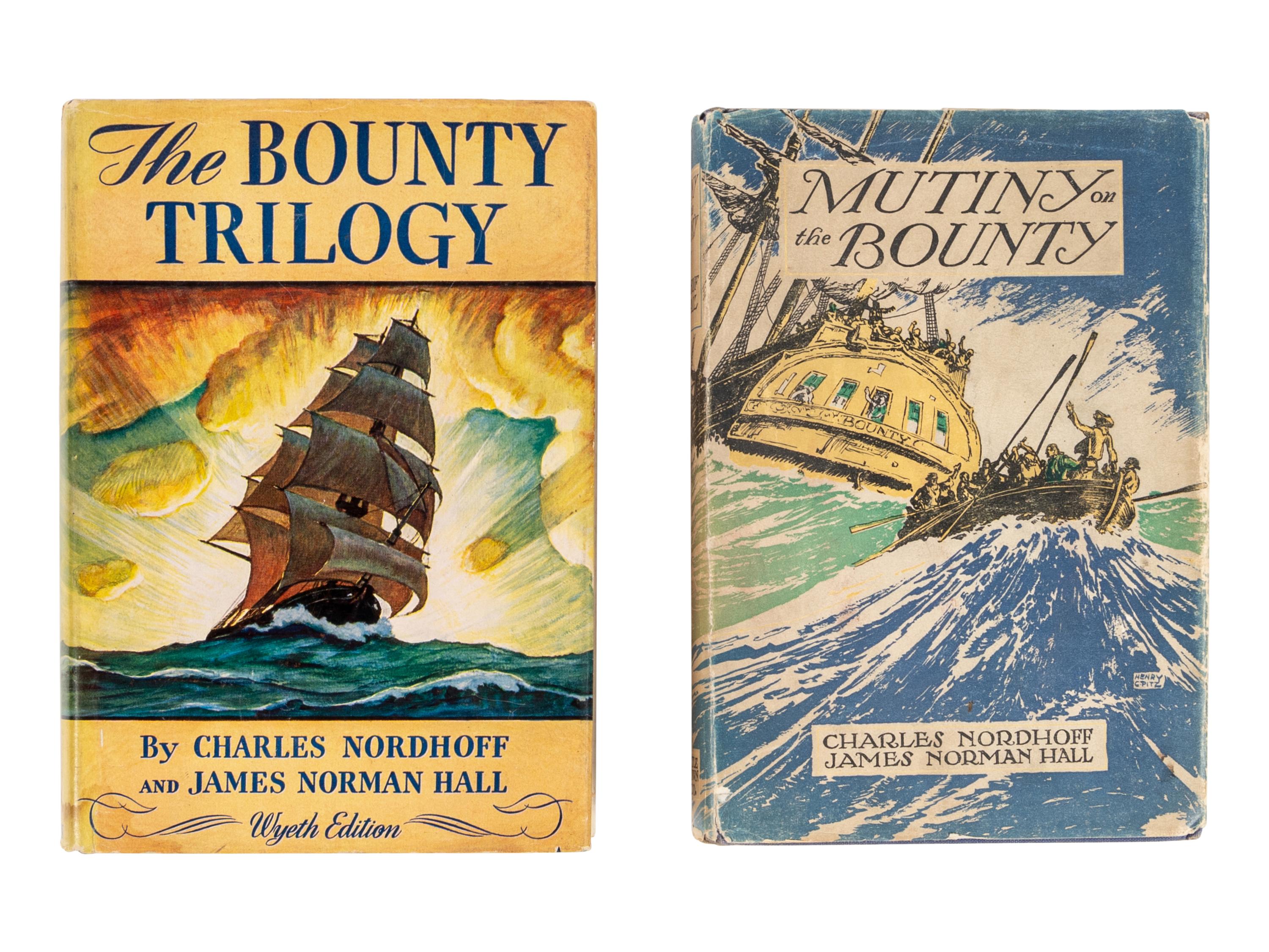 NORDHOFF, Charles (18878-1947) and James Norman HALL (1887-1951). Mutiny on the Bounty . Boston: Little, Brown, and Company, 1932.