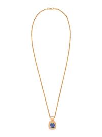YELLOW GOLD AND SAPPHIRE PENDANT/NECKLACE