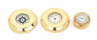 A Group of Chelsea Brass Desk Articles Diameter of largest 3 3/8 inches.
