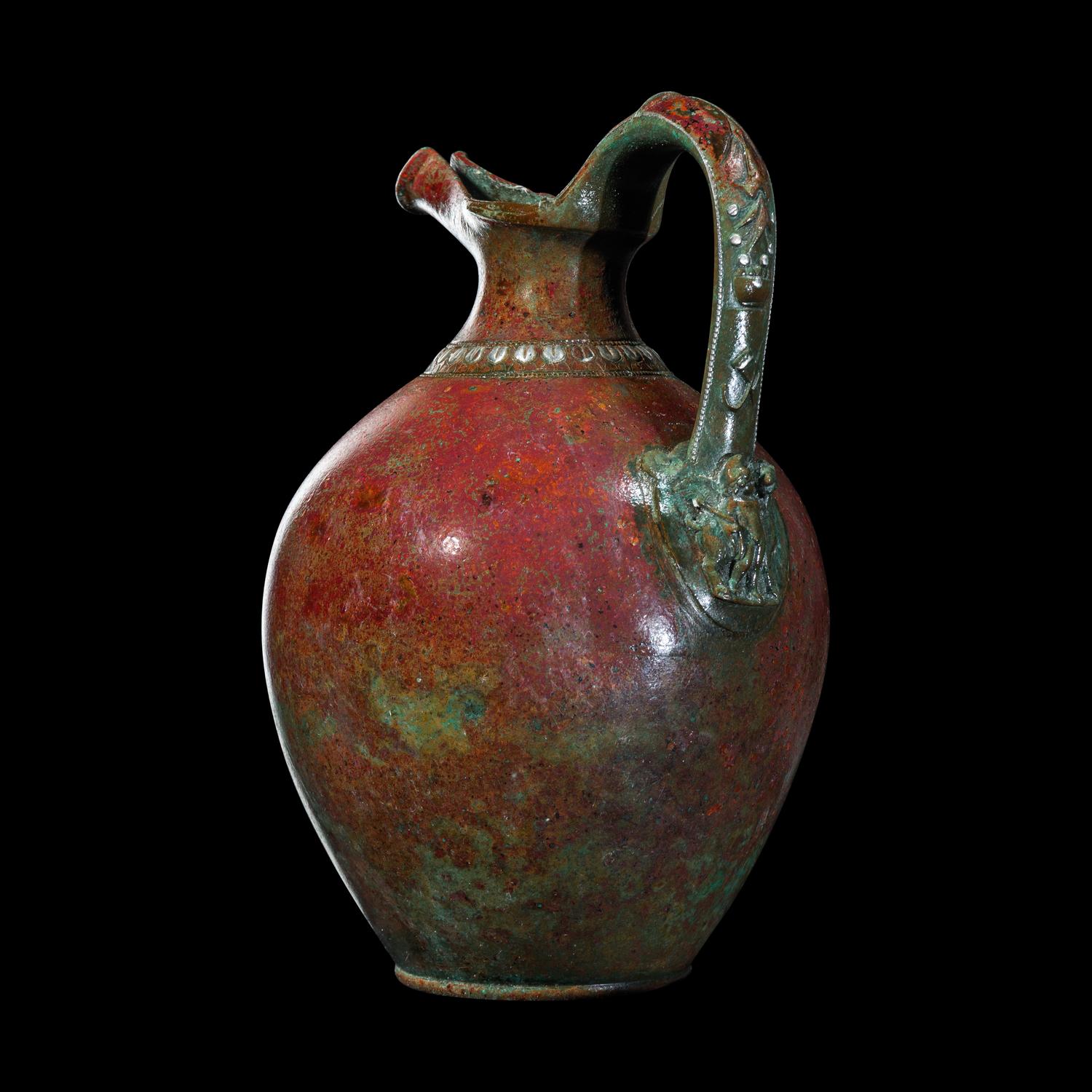 A Roman Bronze Oinochoe