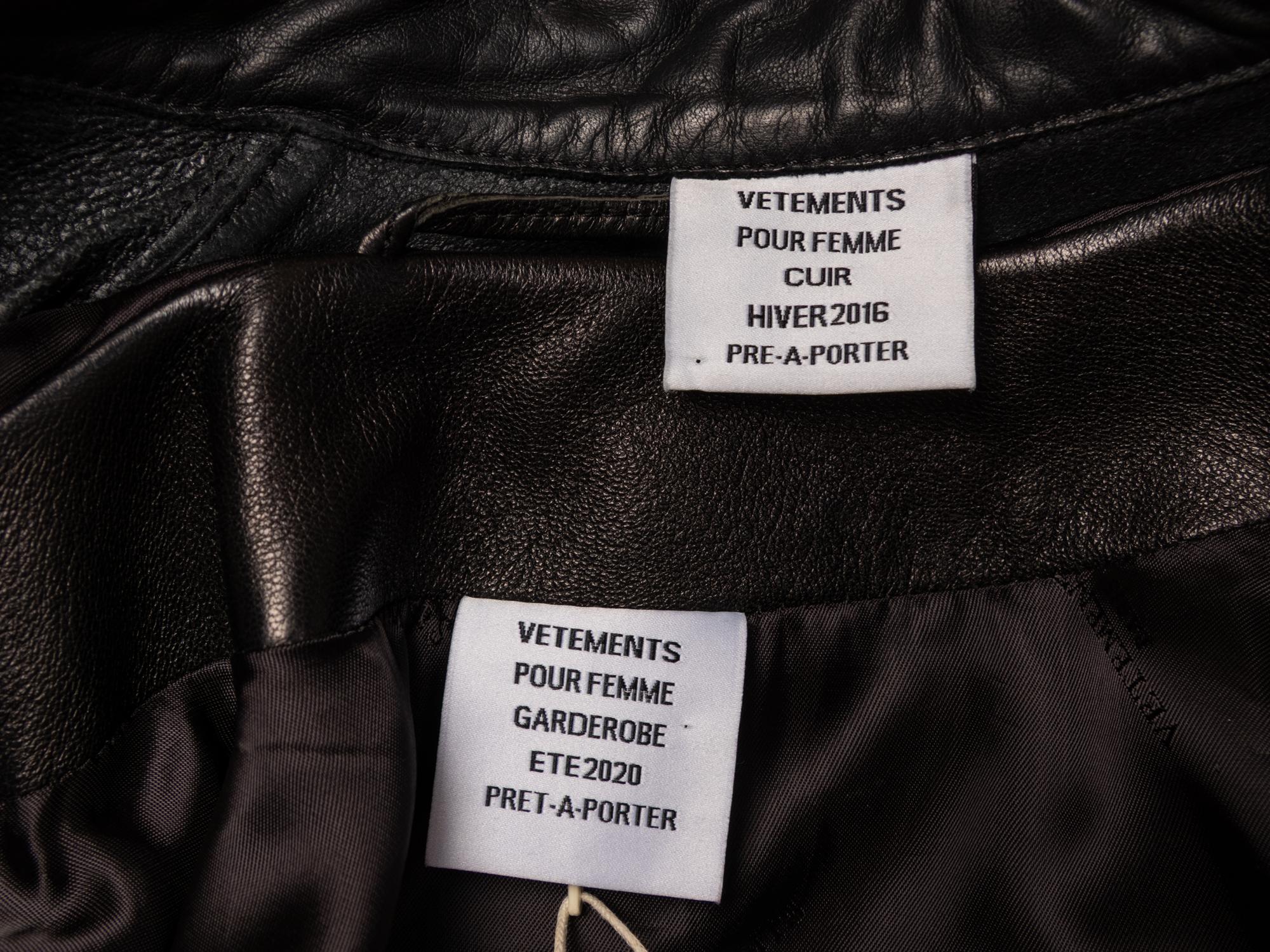 Vetements, Two Outerwear Pieces