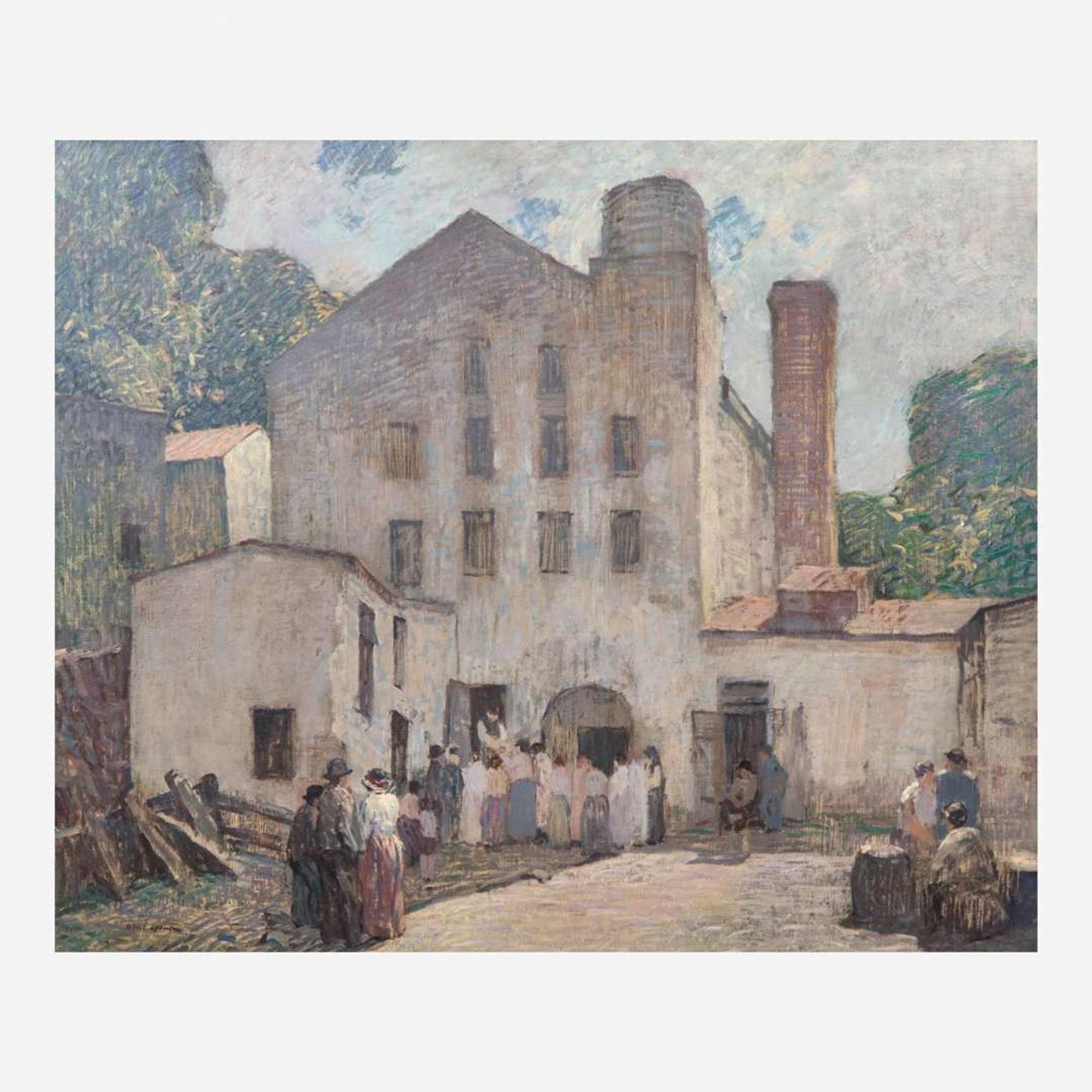 The Silk Mill , circa 1912-1913