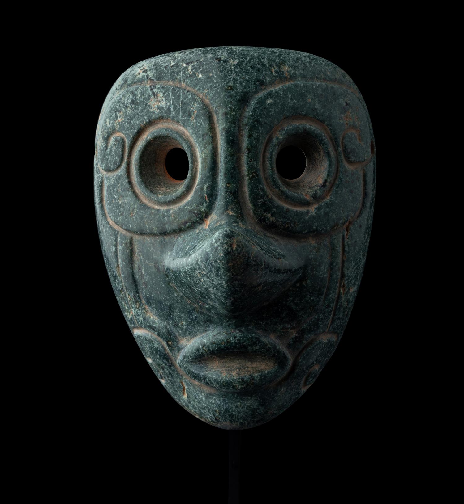 A Maya Jade Mask