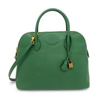 Hermès, Bolide 35 in Green Epsom