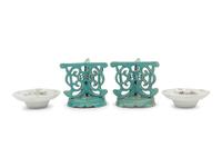 Two Pairs of Chinese Porcelain Stands
