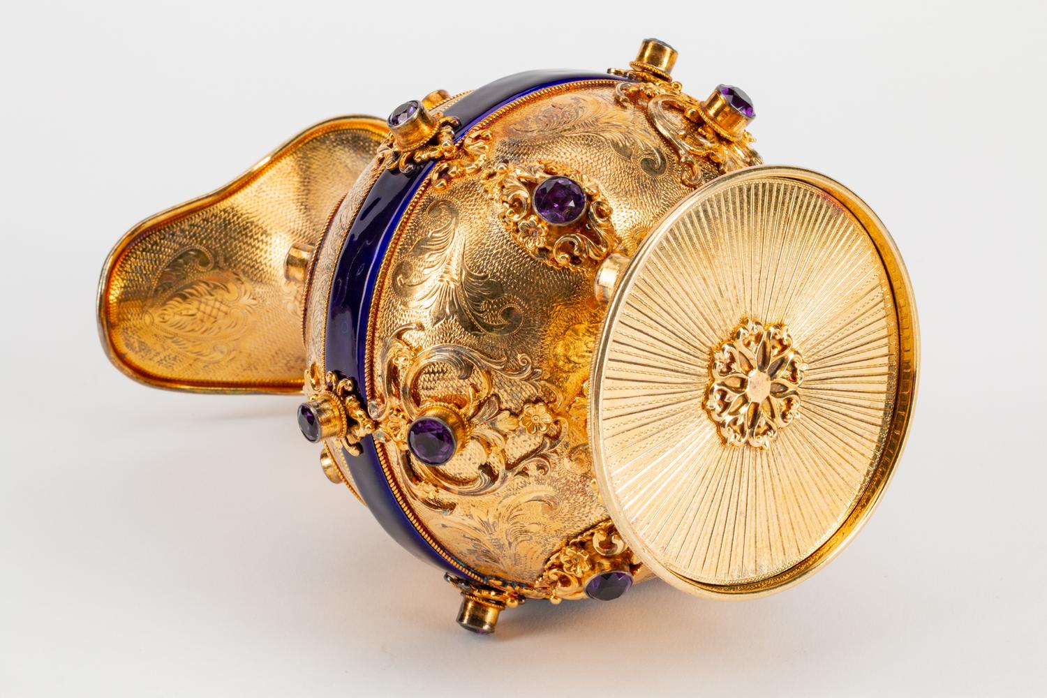A Continental Jeweled, Enamel and Silvergilt Ewer — LATE 19TH/EARLY 20TH CENTURY