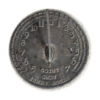 A Bronze Sundial on a Cast Stone Pedestal