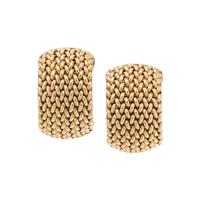 YELLOW GOLD EARCLIPS