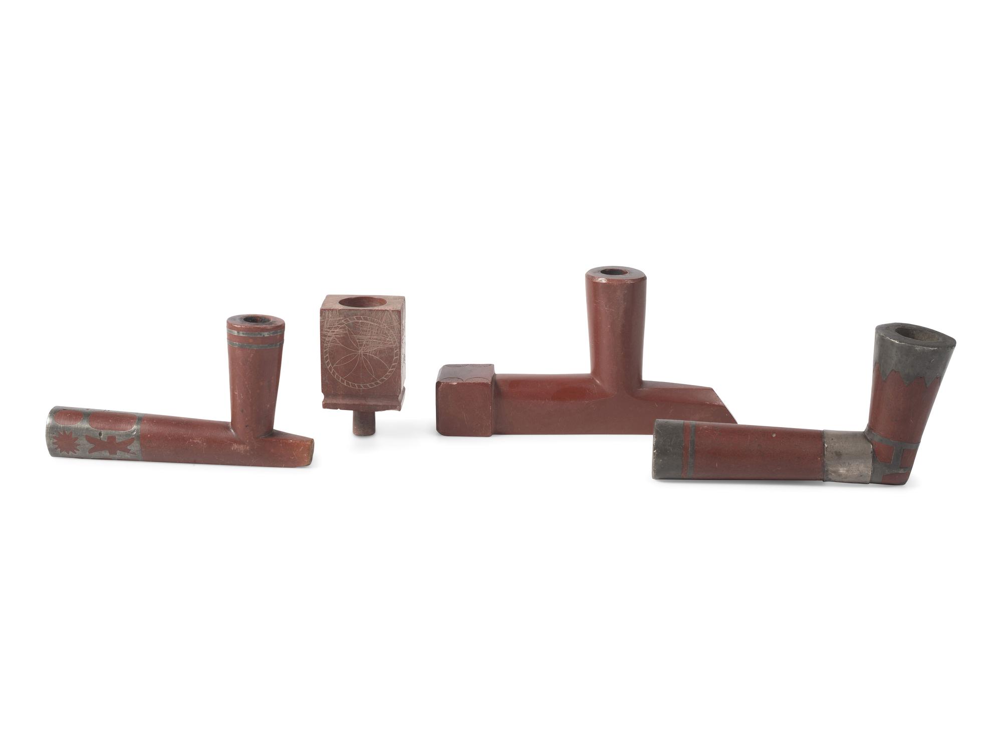 Western Great Lakes Catlinite Pipe Bowls